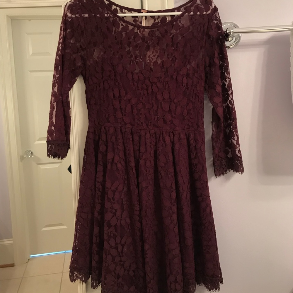 Free People Berry Dress